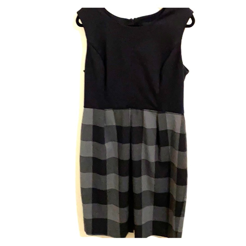 Business Casual Dress Grey & Black